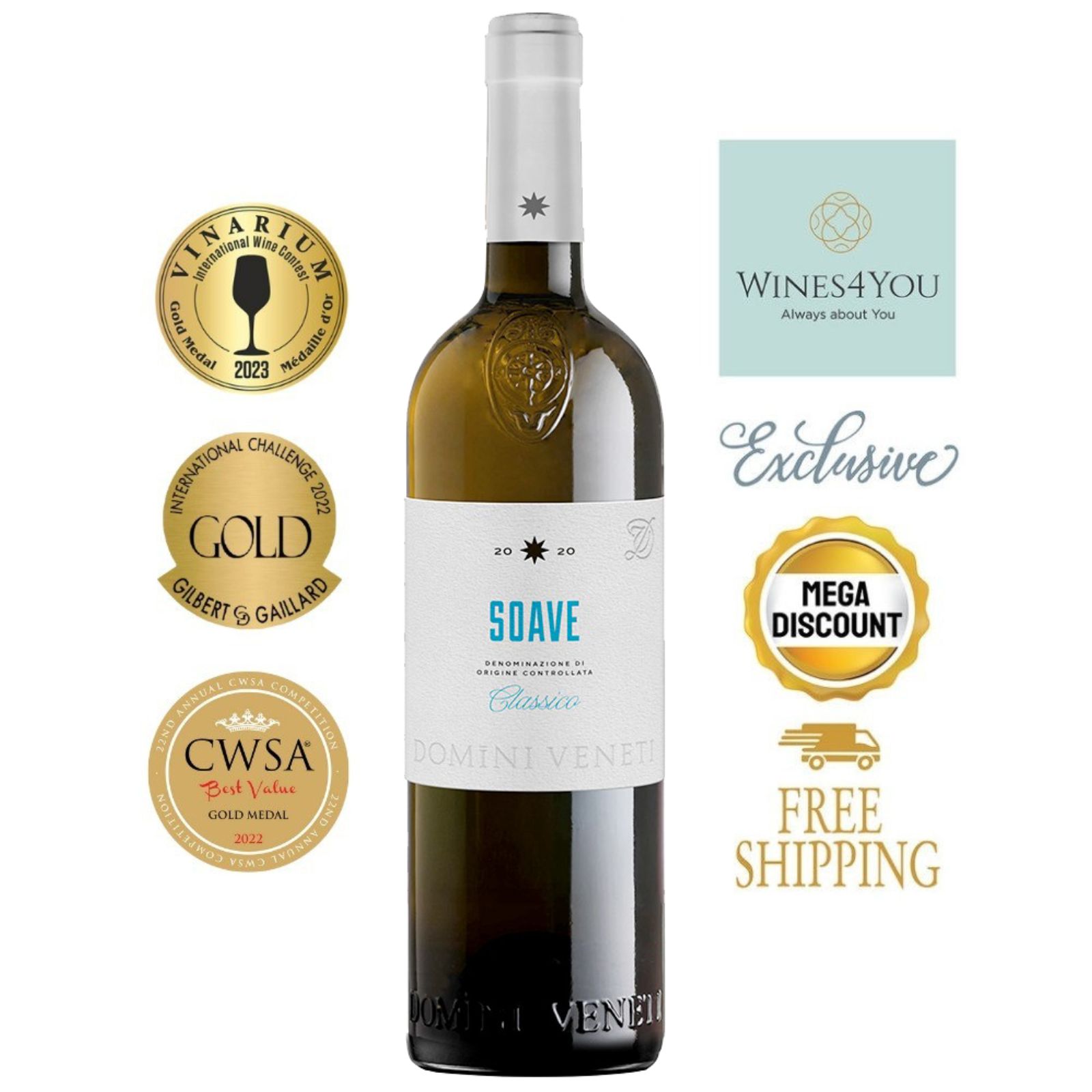 Domini Veneti Soave DOC Classico Italy White Wine Shop-Laz-w4y