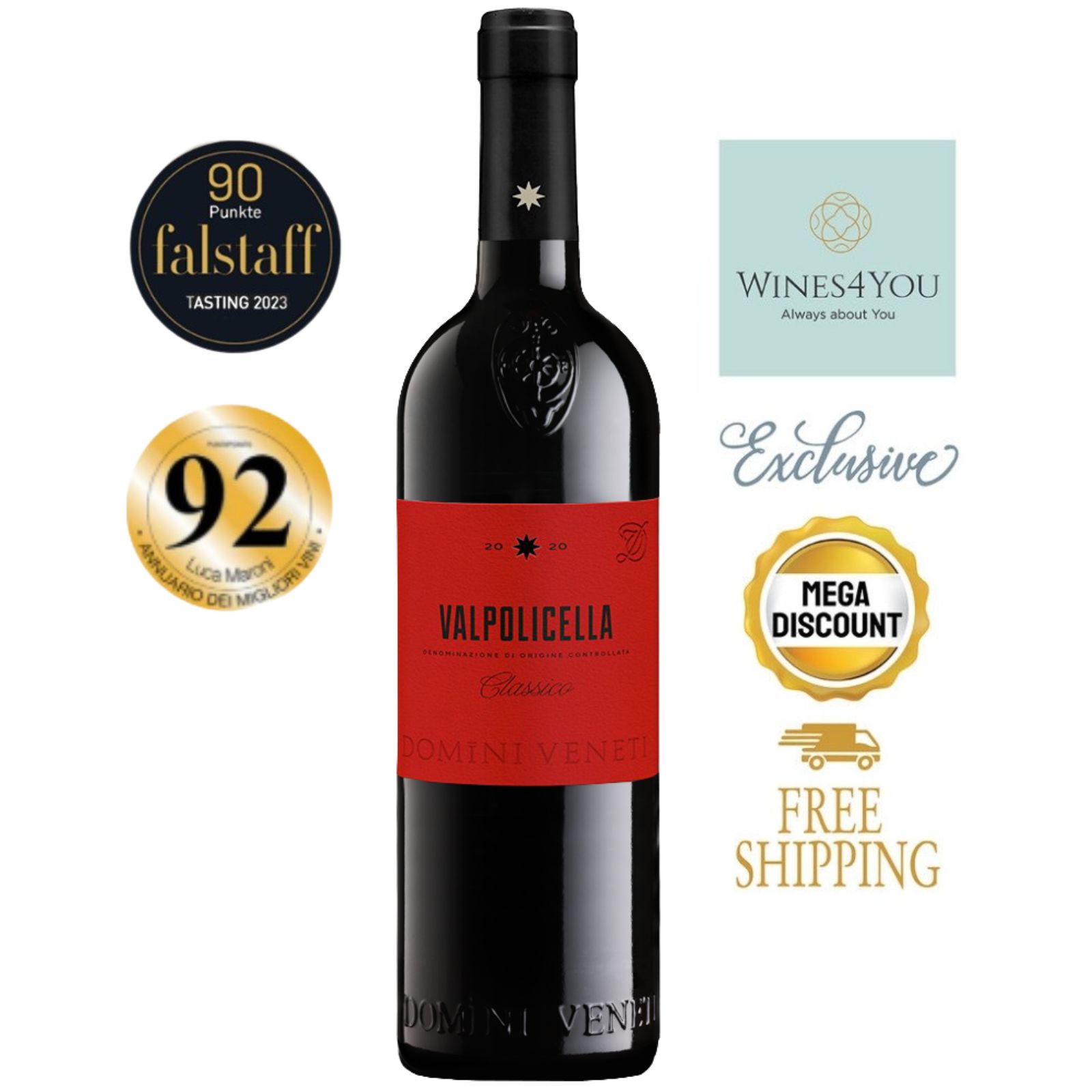 Domini Veneti Valpolicella DOC Classico Italy Red Wine Shop-Laz-w4u