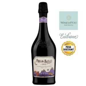 Pra di Bosso Noir Sweet Lambrusco D.O.P. Italy Sparkling Wine