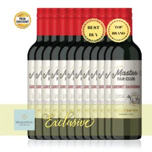 The Grill Master Fan Club Cabernet Sauvignon Argentina Red Wine 12btls Ctn Promo!